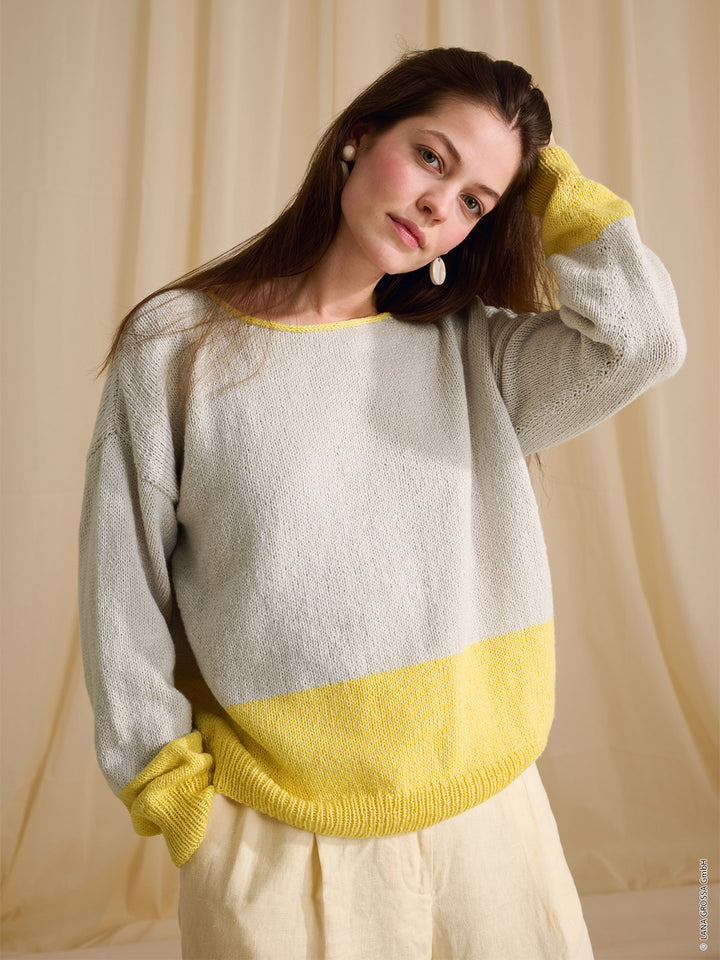Breipakket Alta Moda Cotolana colorblock trui