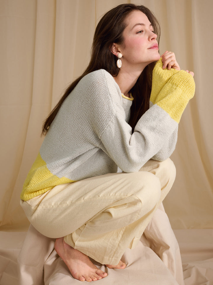 Breipakket Alta Moda Cotolana colorblock trui