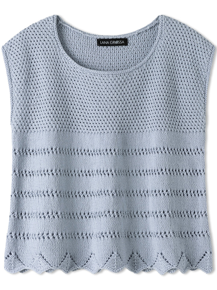 Breipakket Cotton Wool top in patroonmix