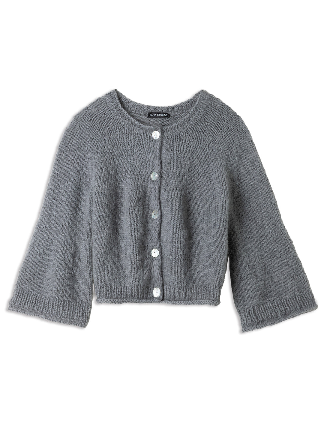 Breipakket Mohair Di Gio vest - top-down