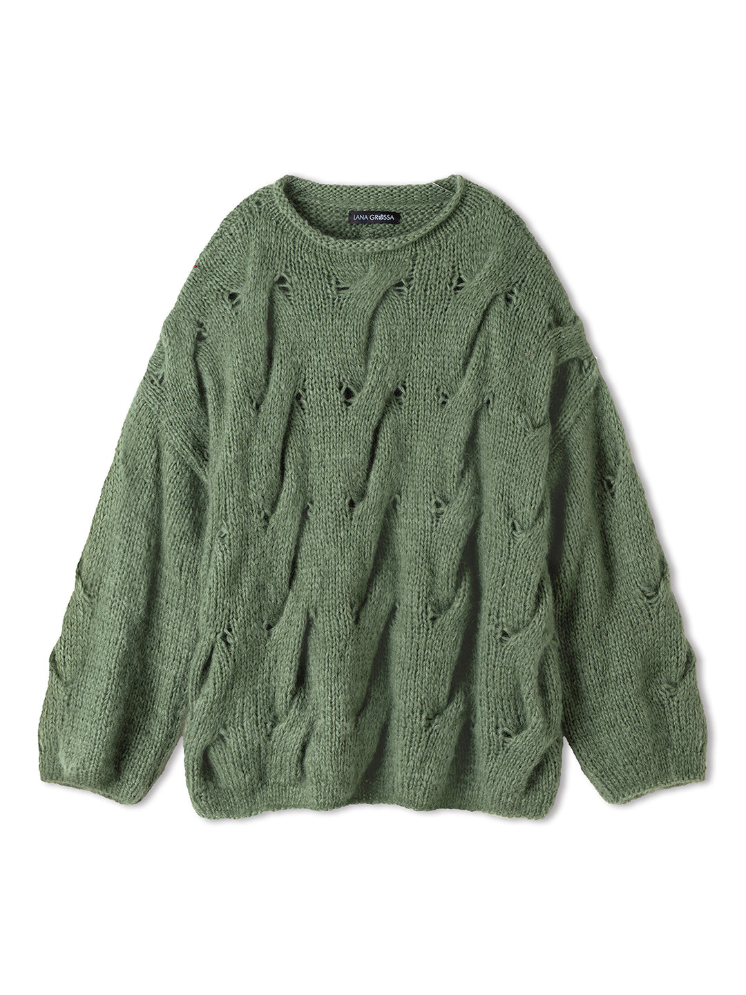 Breipakket Mohair Di Gio oversized kabeltrui