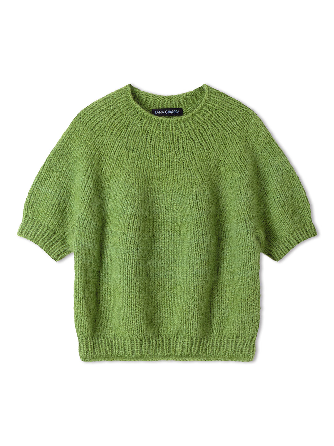 Breipakket Mohair Di Gio trui met korte mouwen - top-down