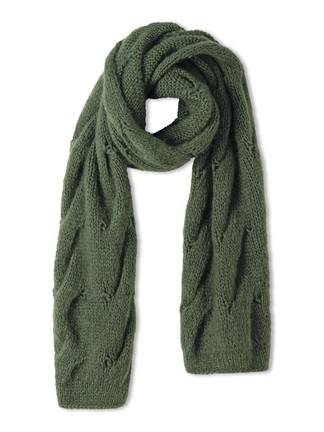 Breipakket Mohair Di Gio sjaal met kabels