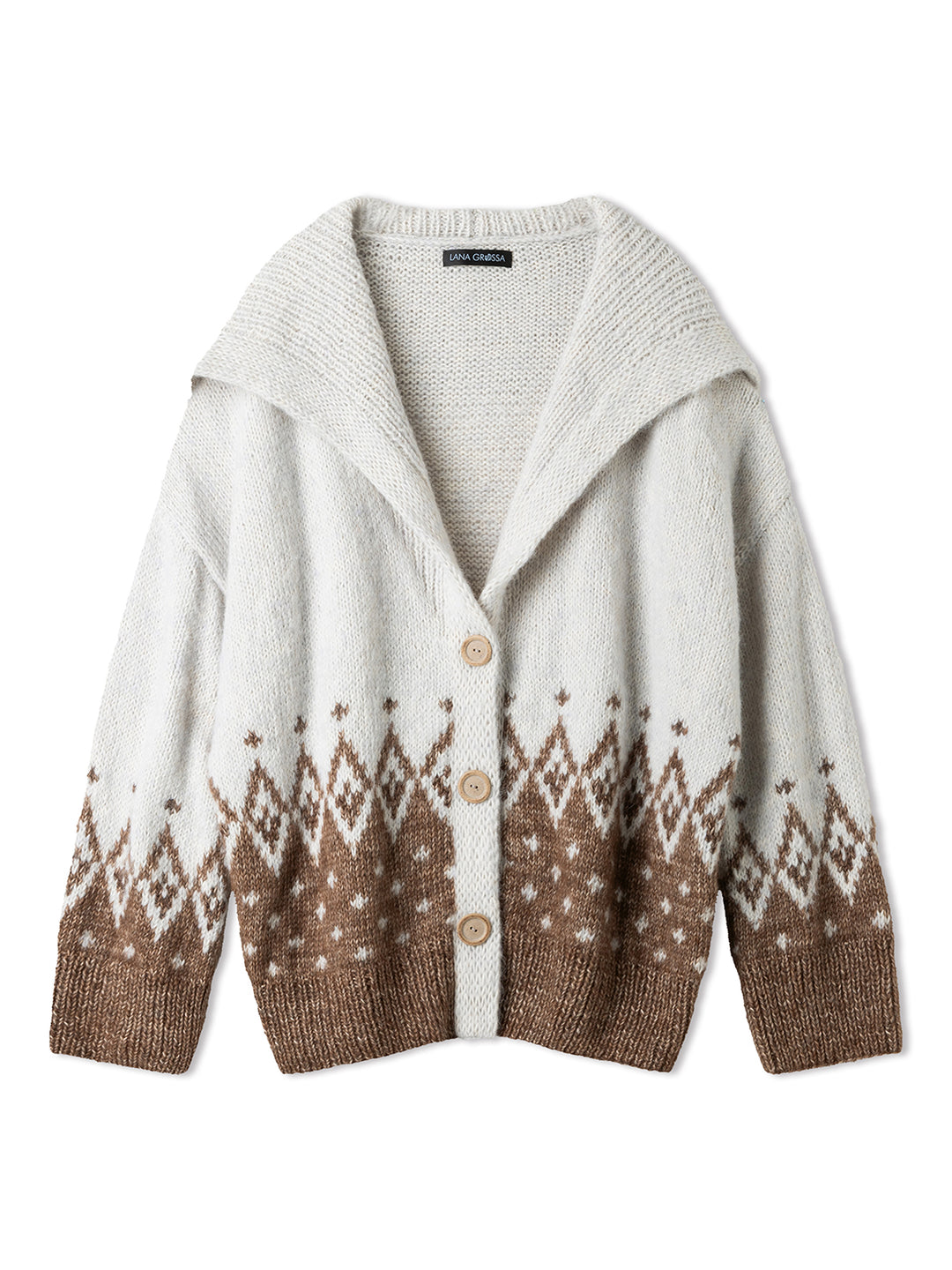 Breipakket Natural Alpaca Pelo Glamour raglanvest