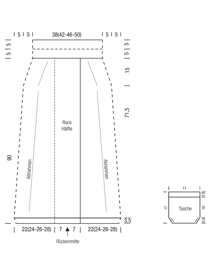 Breipakket Cashmere 16 Fine wikkelrok