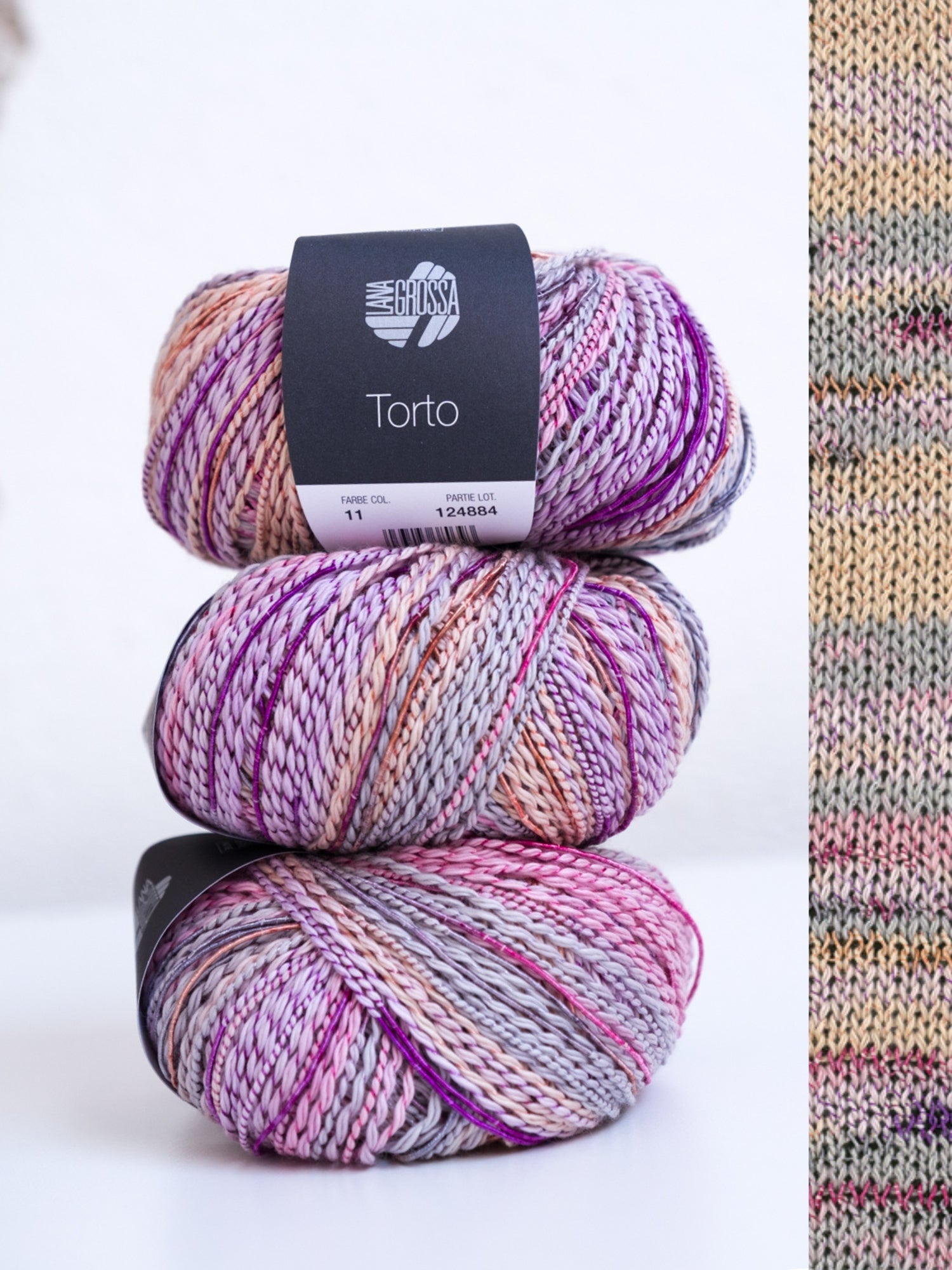Torto 011 Licht beige/pastel roze/licht grijs/roze/paars/roze