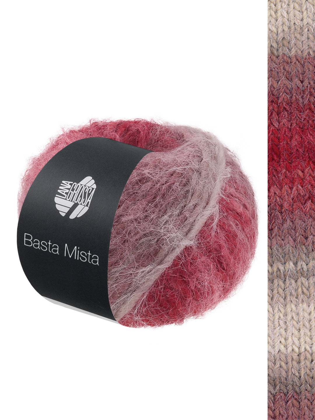 Basta Mista 119 Bordeaux/wijnrood/grijsrood/taupe/grijsbeige