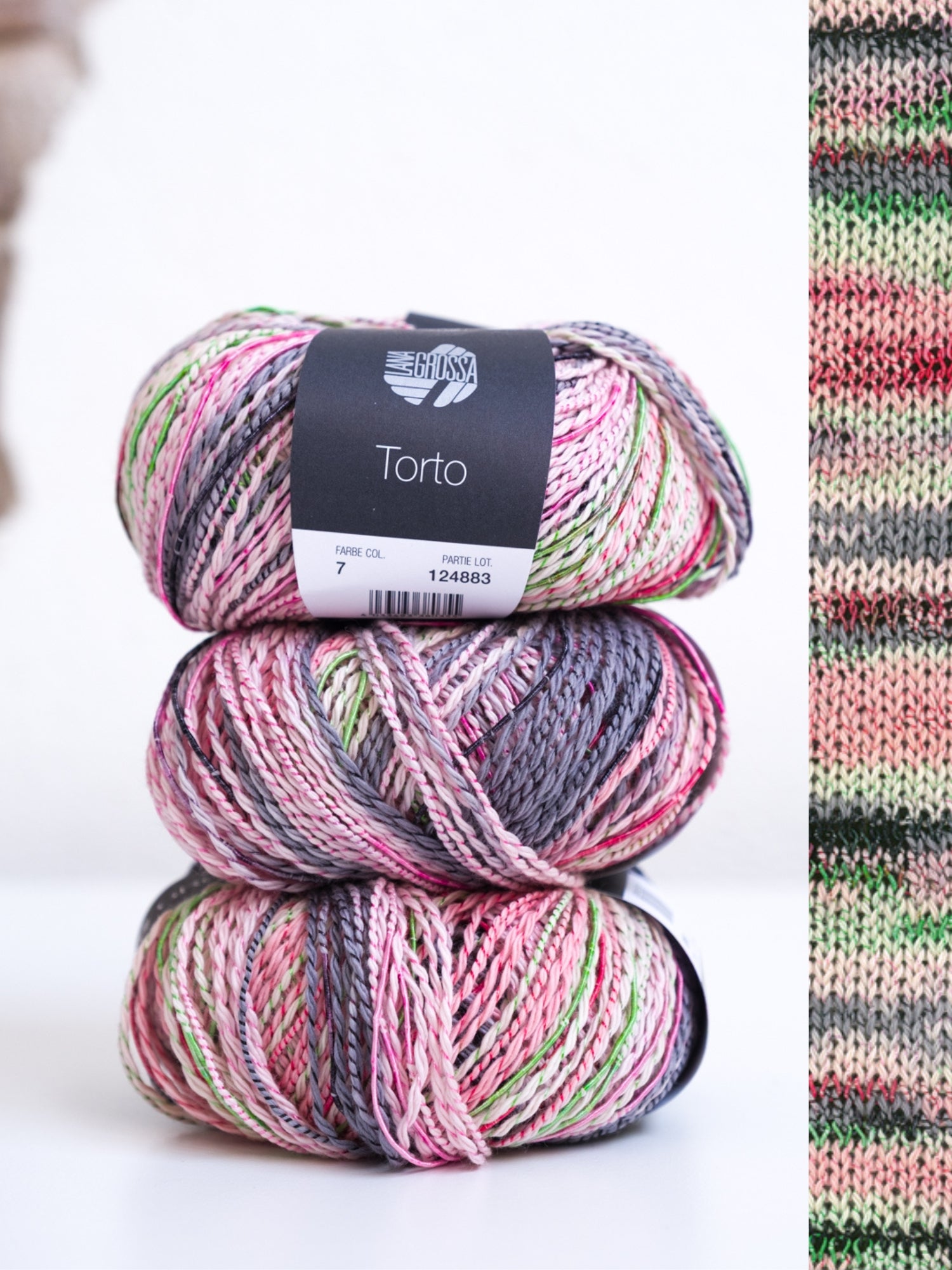 Torto 007 Lichtgroen/roze/roze/groen/donkergrijs/antraciet/rood