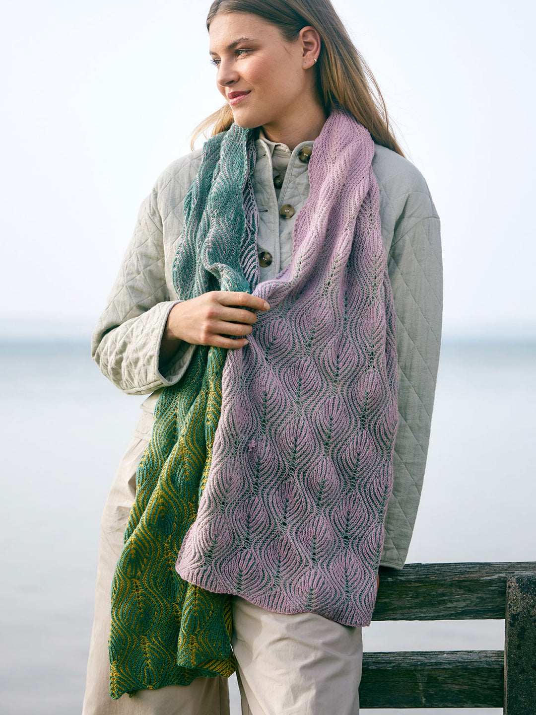 Breipakket Aquarell & Lace sjaal