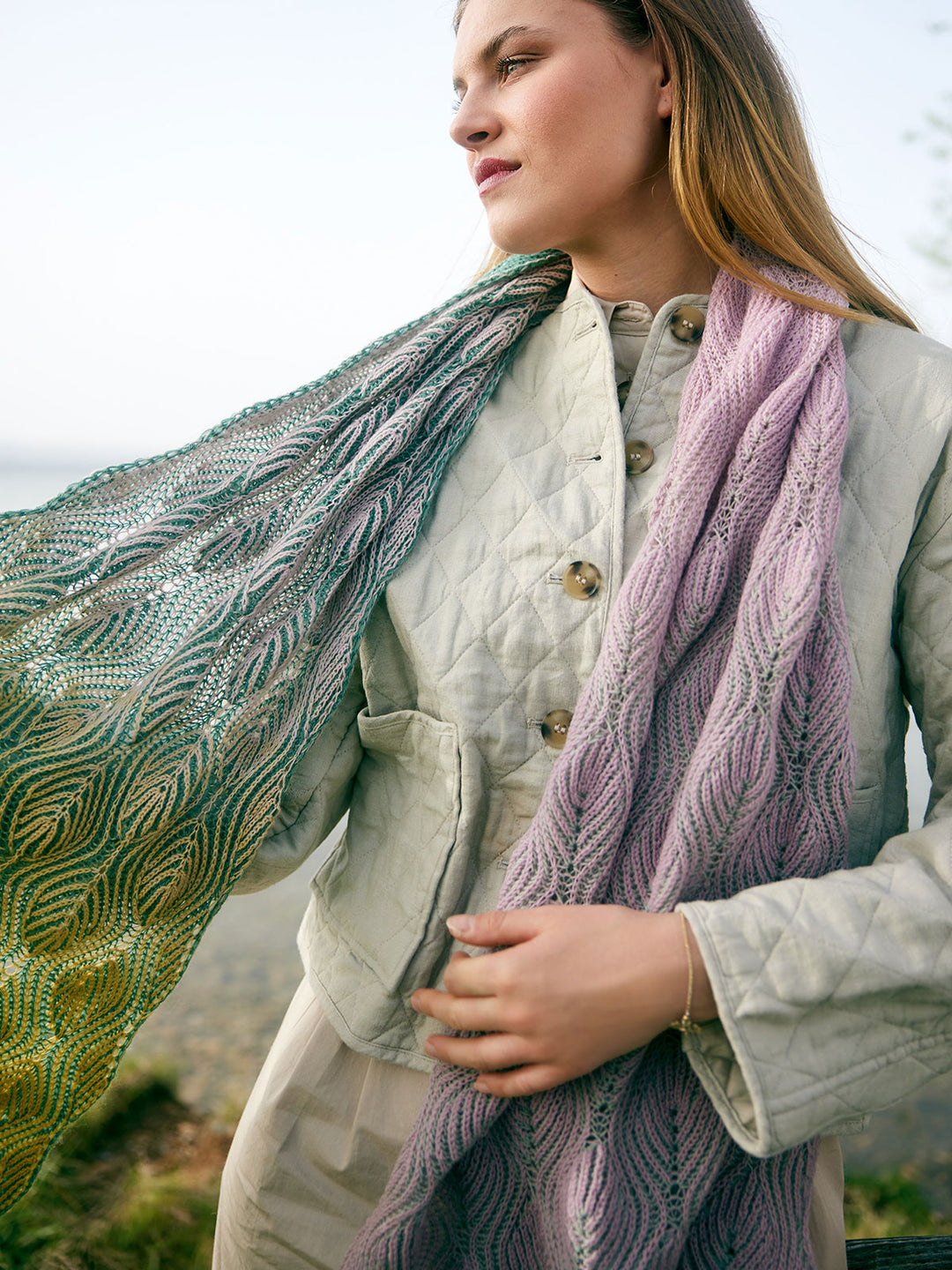 Breipakket Aquarell & Lace sjaal