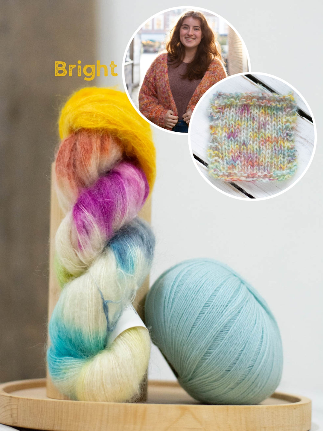 Breipakket Bernadette vest - Silkhair Hand-Dyed