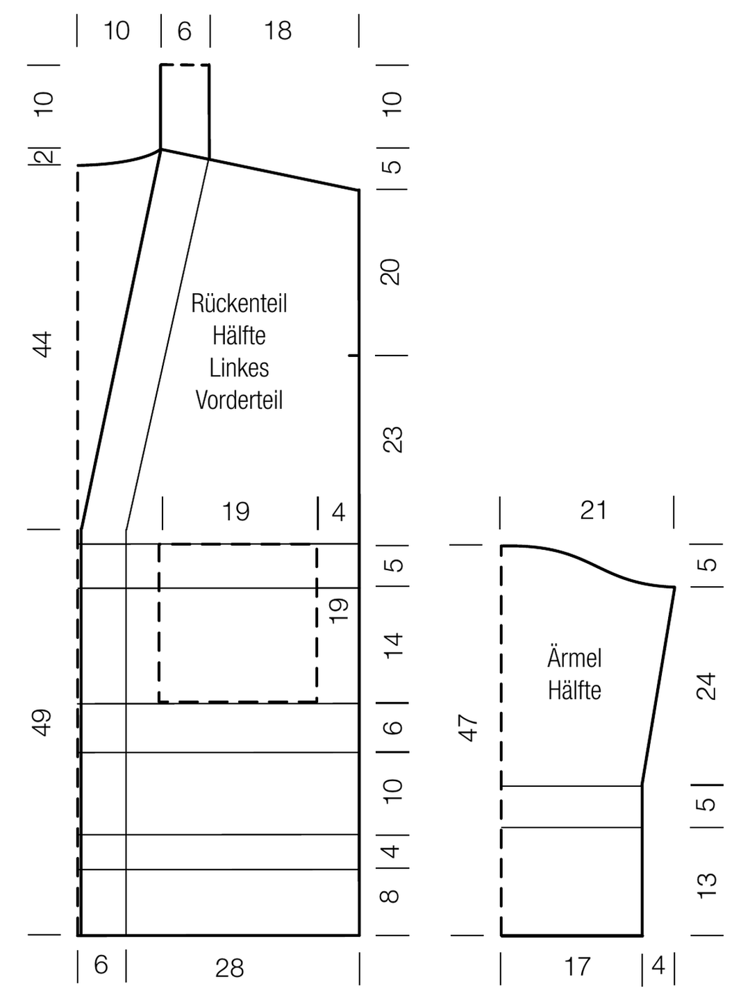 Maattabel M23