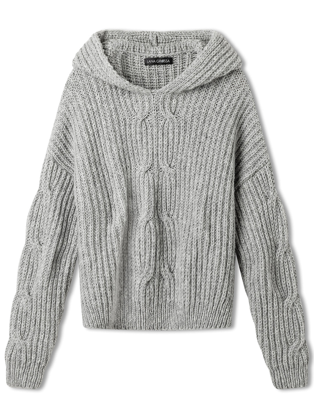 Breipakket Cool Merino hoodie met kabels - kids