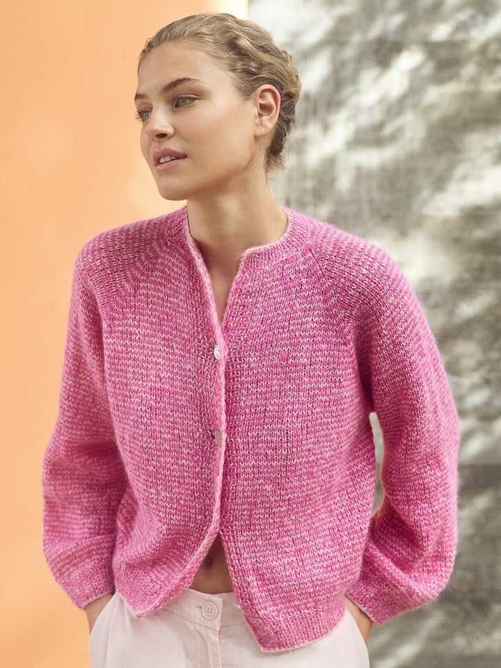 Breipakket Setasuri vest met streepjes - top-down