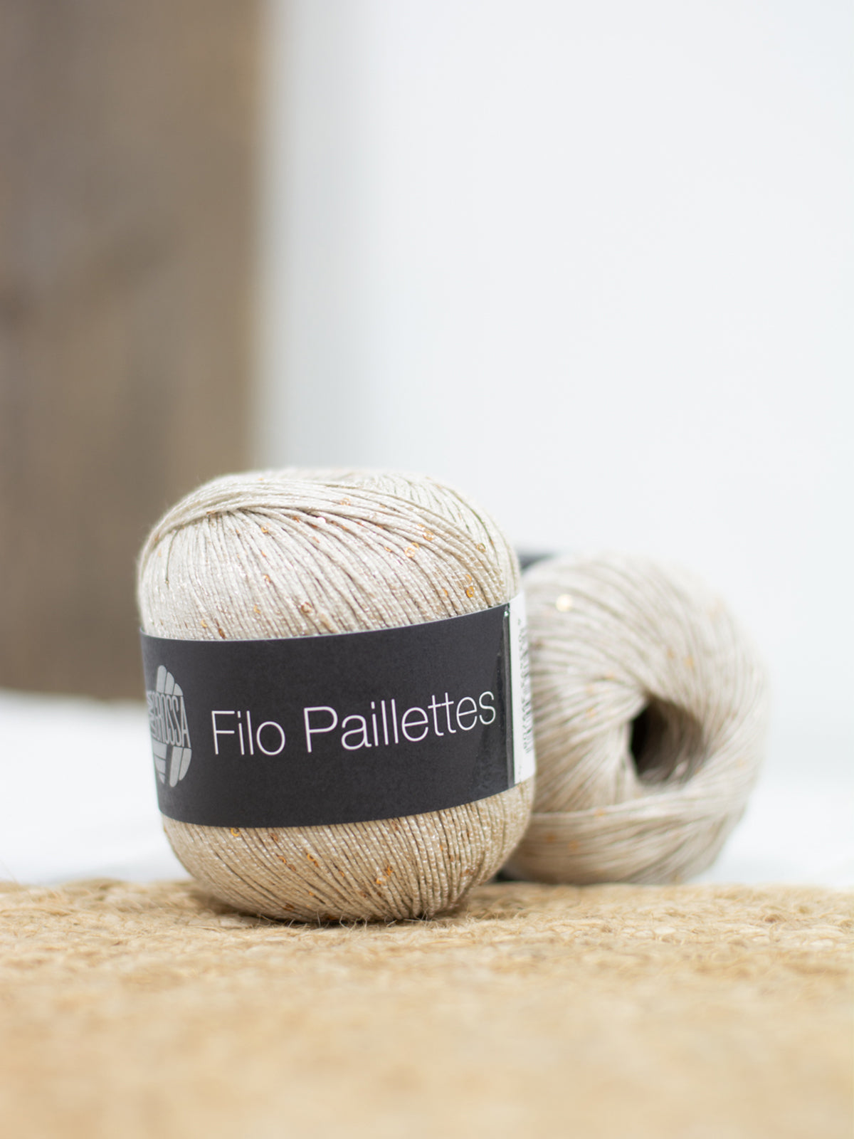 Filo Paillettes 018 Lichtbeige