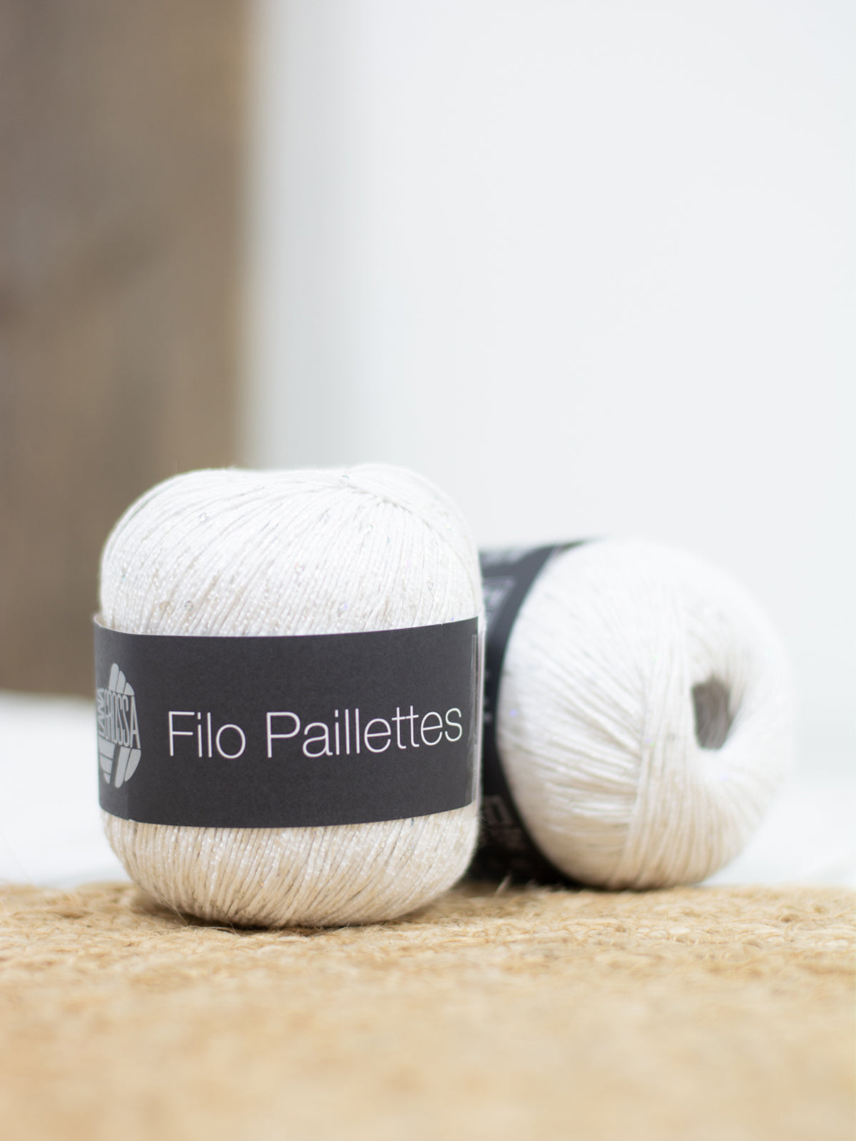 Filo Paillettes 001 Wit