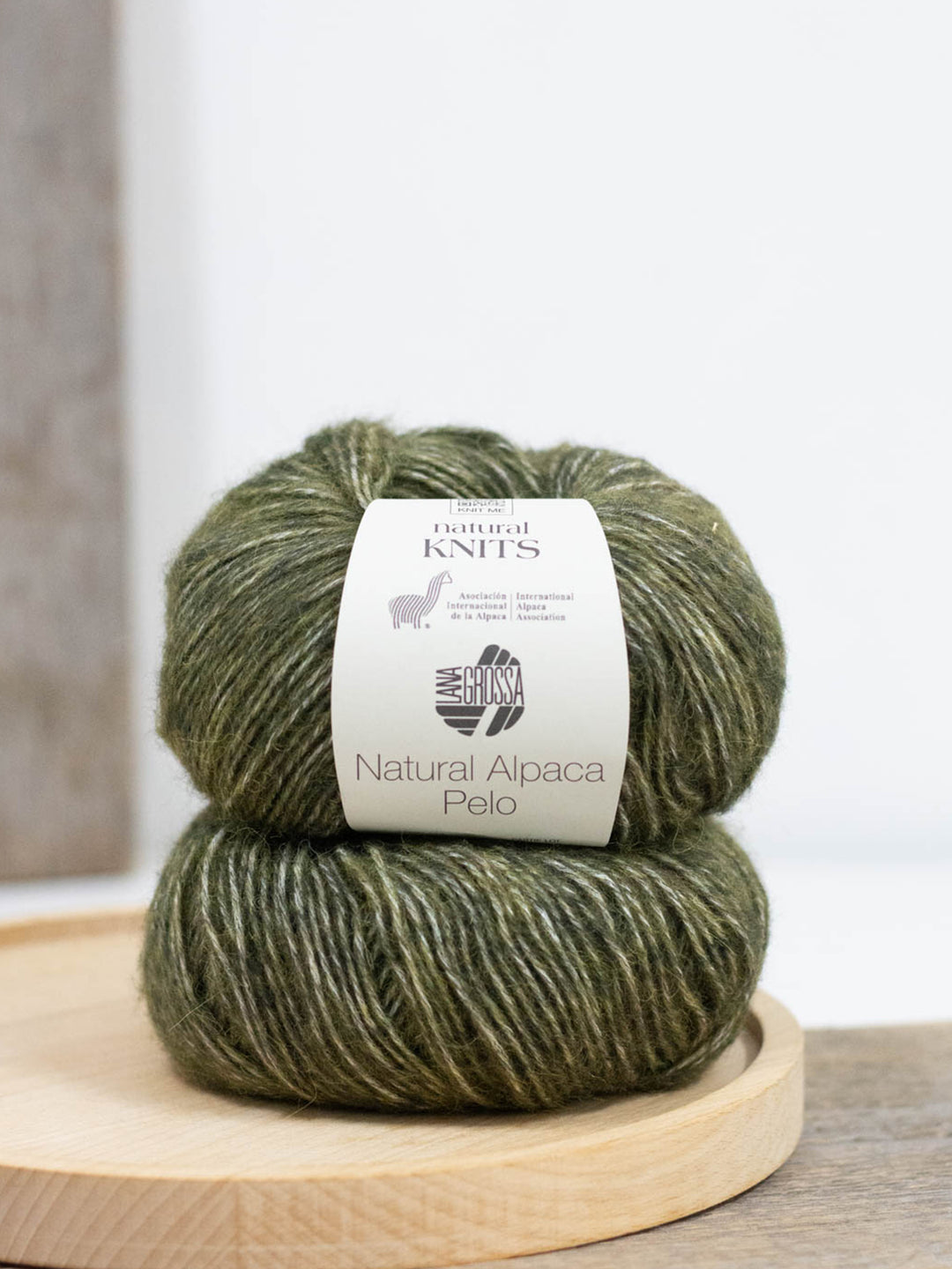 Natural Alpaca Pelo 040 Bosgroen gemeleerd