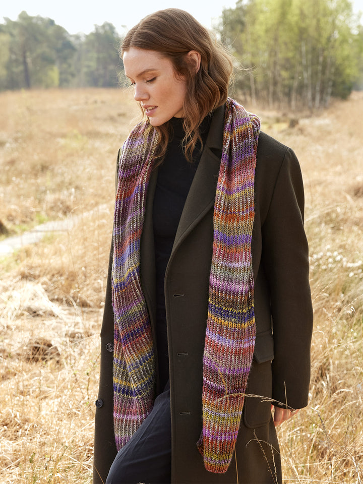 Breipakket Ecopuno Colorissimo Brillino patentsteek sjaal