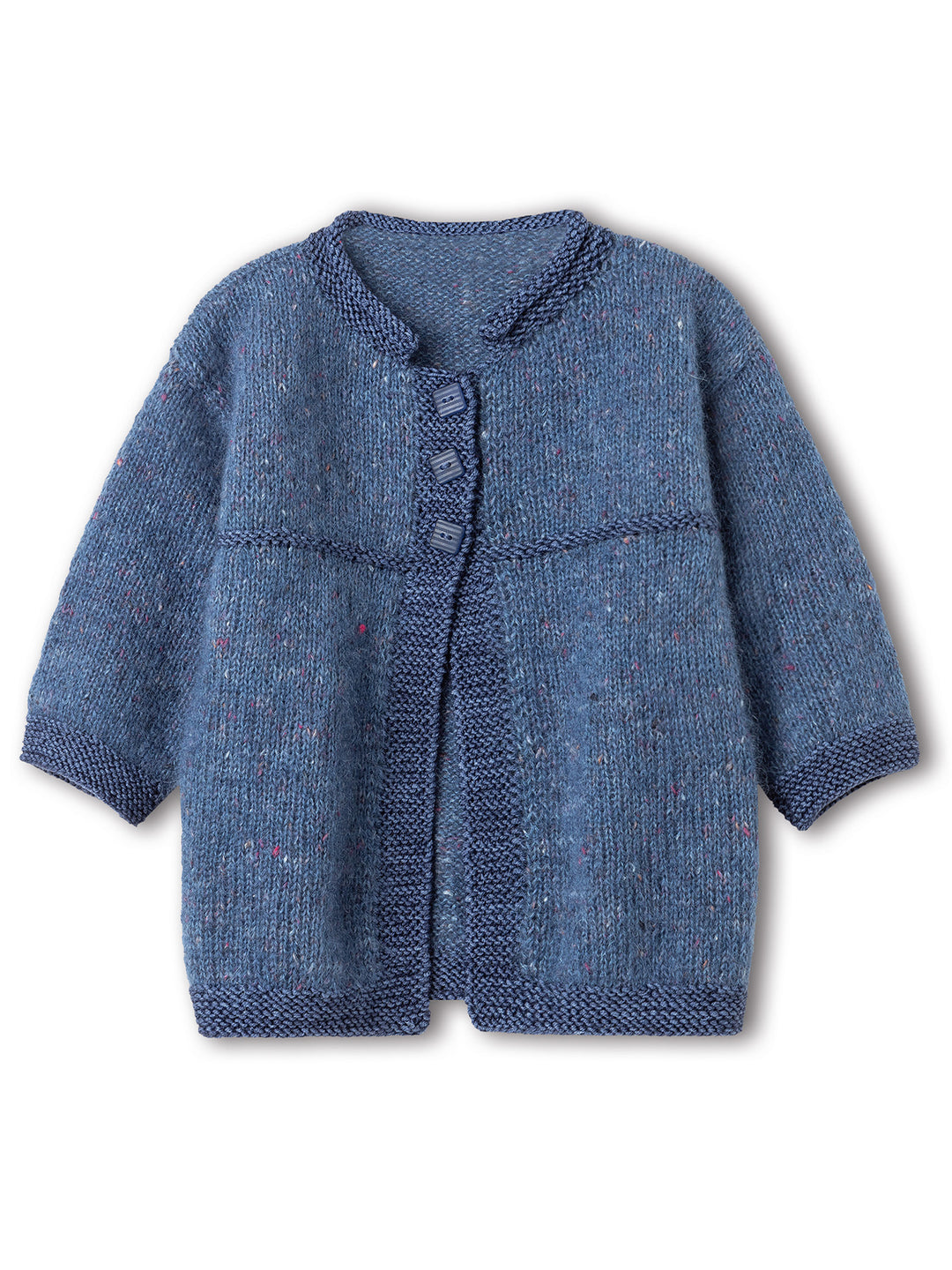 Breipakket Natural Superkid Tweed Cool Wool Big Vintage vestje