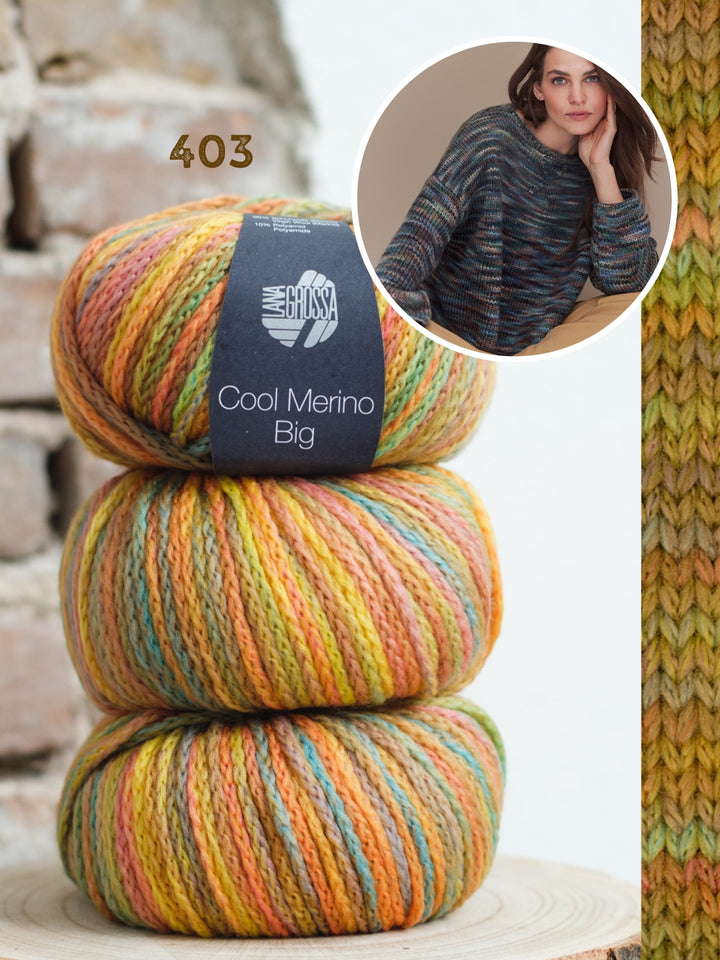 Breipakket Cool Merino Big Color trui