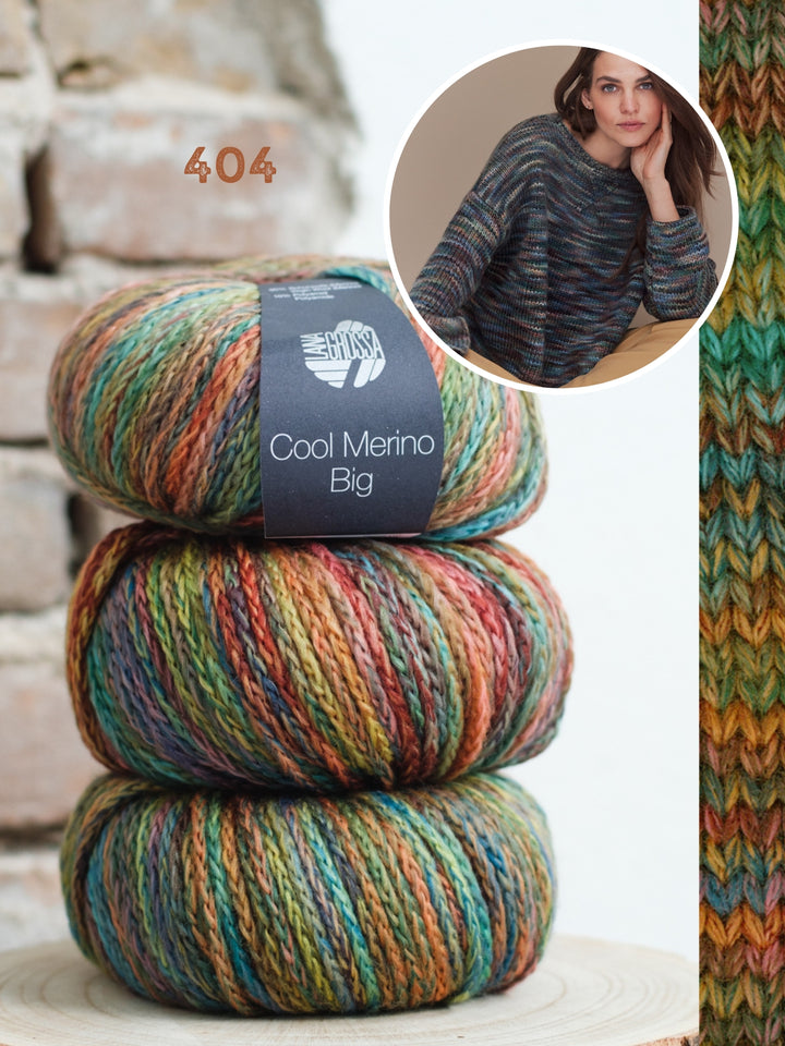 Breipakket Cool Merino Big Color trui