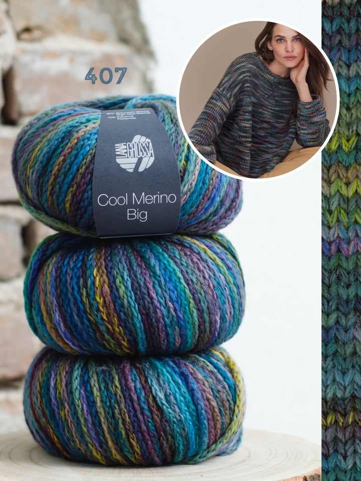 Breipakket Cool Merino Big Color trui